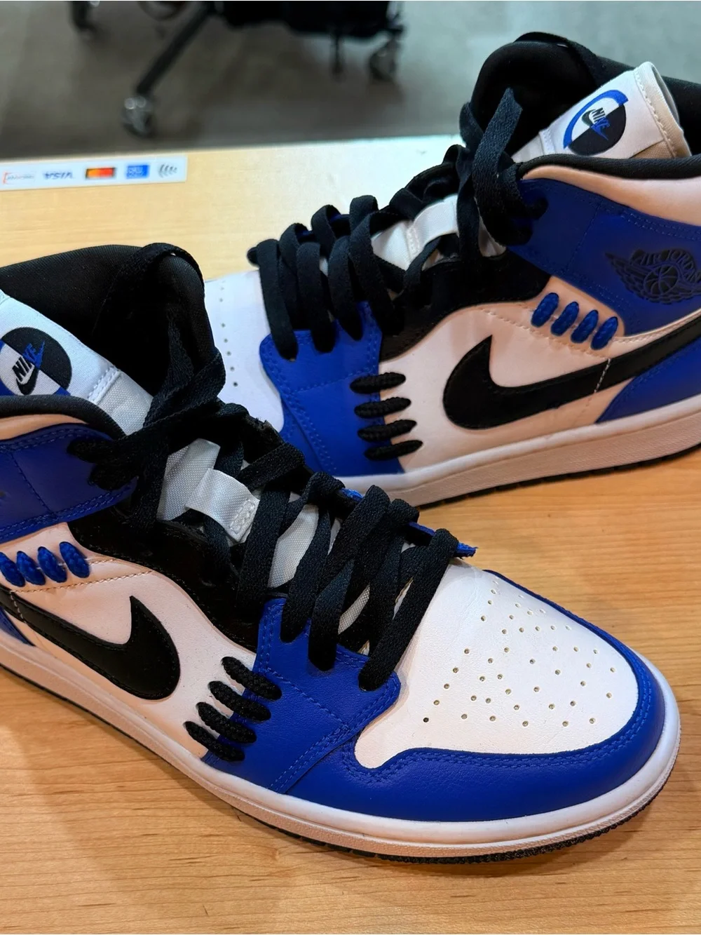 Jordan Kids' Low Top Sneakers - Blue/White/Black